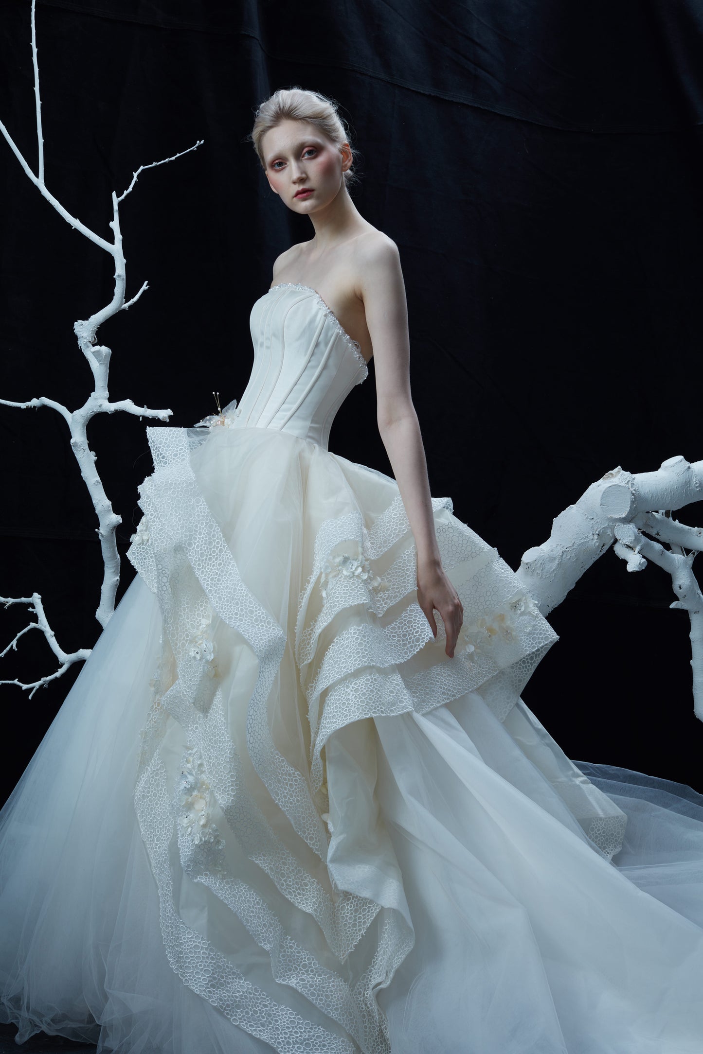 V&LOVE Cloud Pleated Wedding Gown — view 2