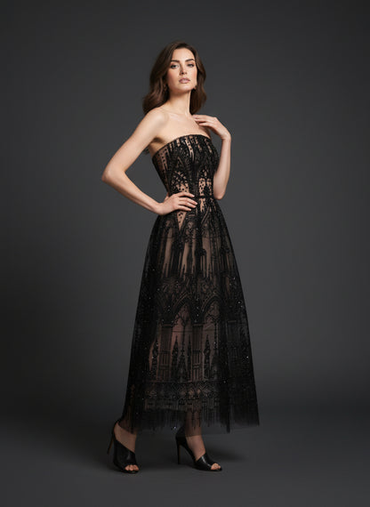 V&LOVE Embroidered Dress — view 1