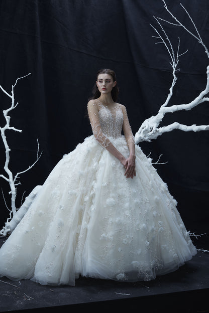 V&LOVE Pearl Rose Wedding Gown — view 2