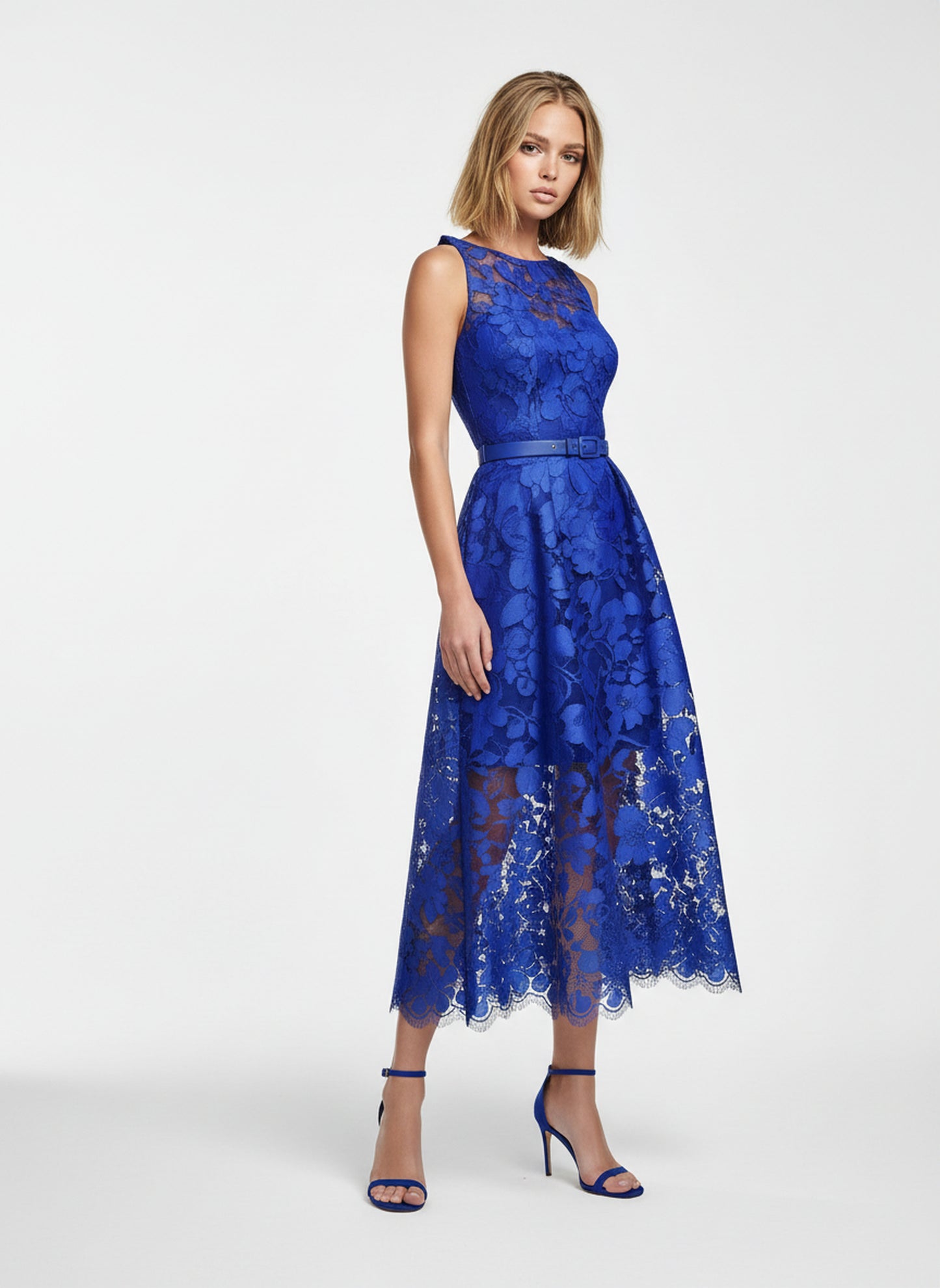 V&LOVE Royal Blue Sleeveless Dress — view 5