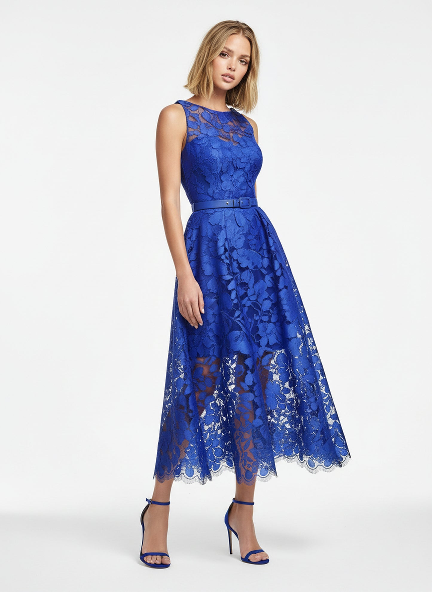 V&LOVE Royal Blue Sleeveless Dress — view 6